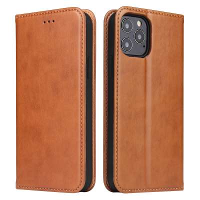 New 2020 PU Leather Wallet Case with Card Slot for iPhone 12 6.1 max Flip Cover