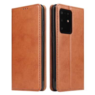 Premium PU Leather Wallet Case with Card Slot for Samsung Galaxy S20 Ultra Case