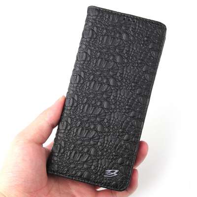 High Quality Genuine Leather Wallet Case for Samsung S20 S20+ S20 Ultra with Card Slot