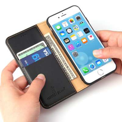 Card Holder Stand Function PU Leather Phone Case for iPhone 8 Wallet Case