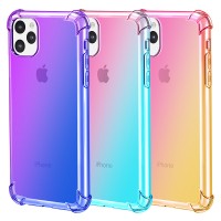 1.5mm Gradient Phone Case for iPhone 11 2019 XR X XS MAX 8 Plus 7 6 Ultra Thin Soft Back Cover